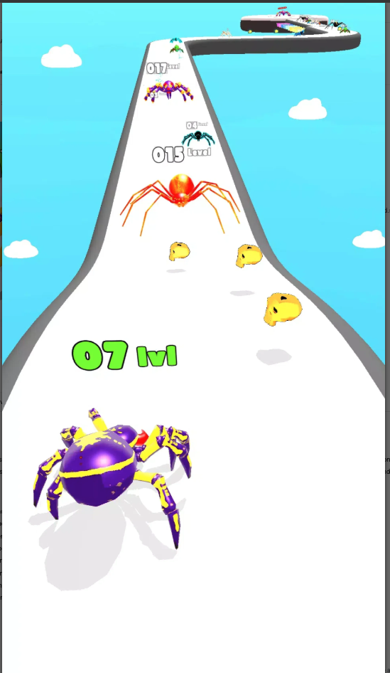 Insect Run - Spider Evolution screenshot 4