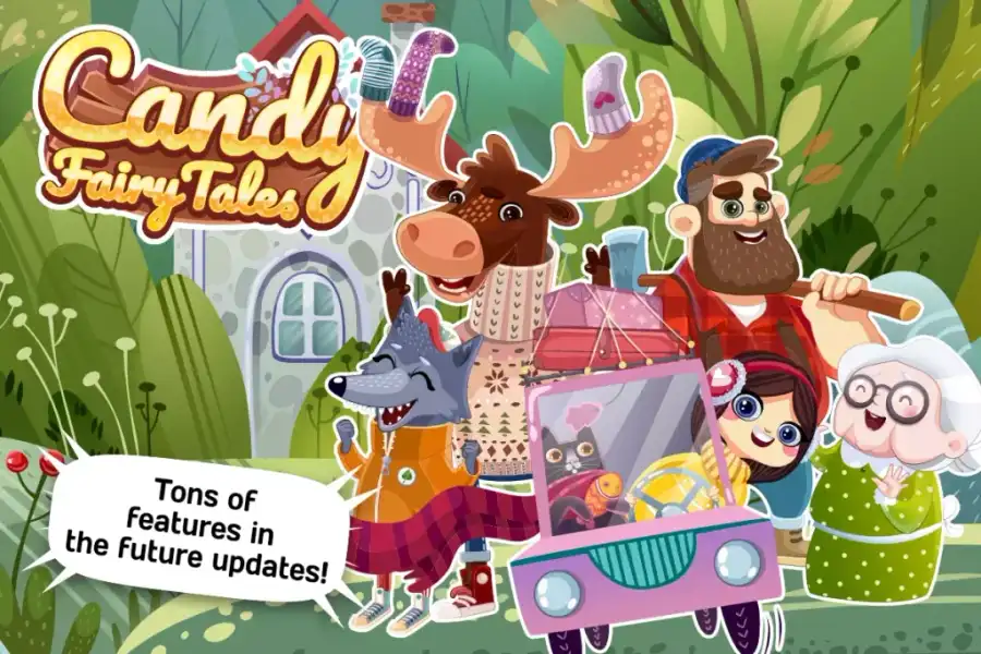 Jellymobile's Candy Fairy Tales: Match-3 Engine SellUnitySourceCode screenshot 5