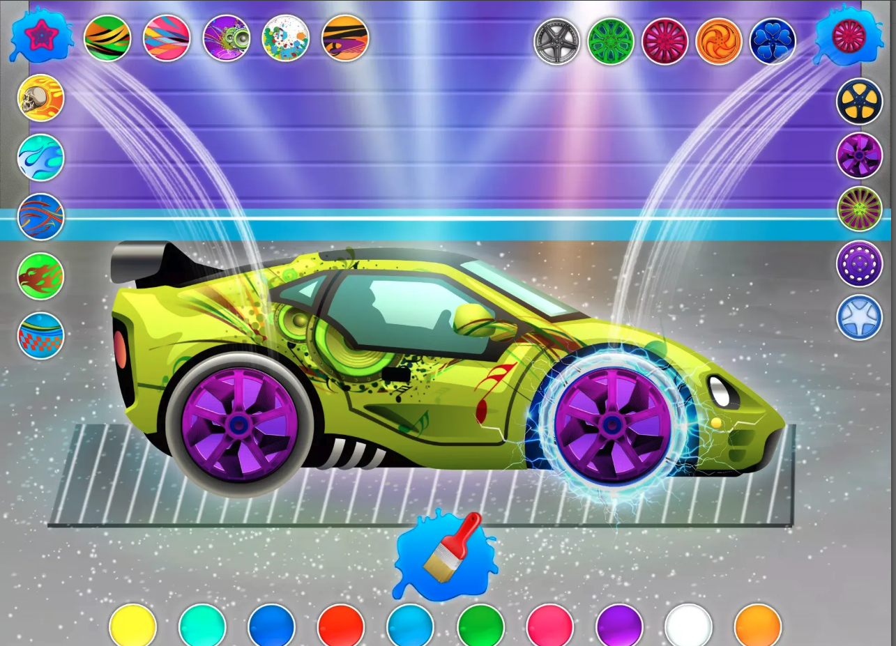 Kids Car Wash Salon Service Workshop screenshot 3