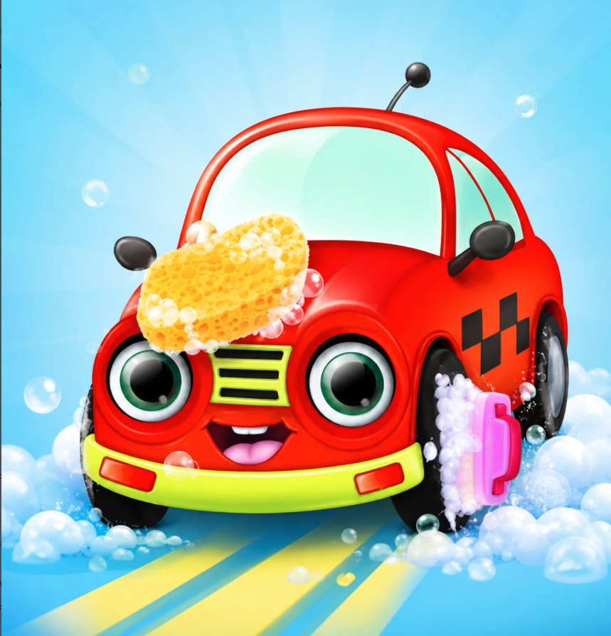 Kids Car Wash Salon Service Workshop
