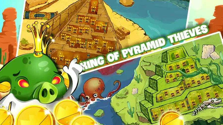 🏺 King Of Pyramid Thieves complete game + 90 levels SellUnitySourceCode screenshot 4