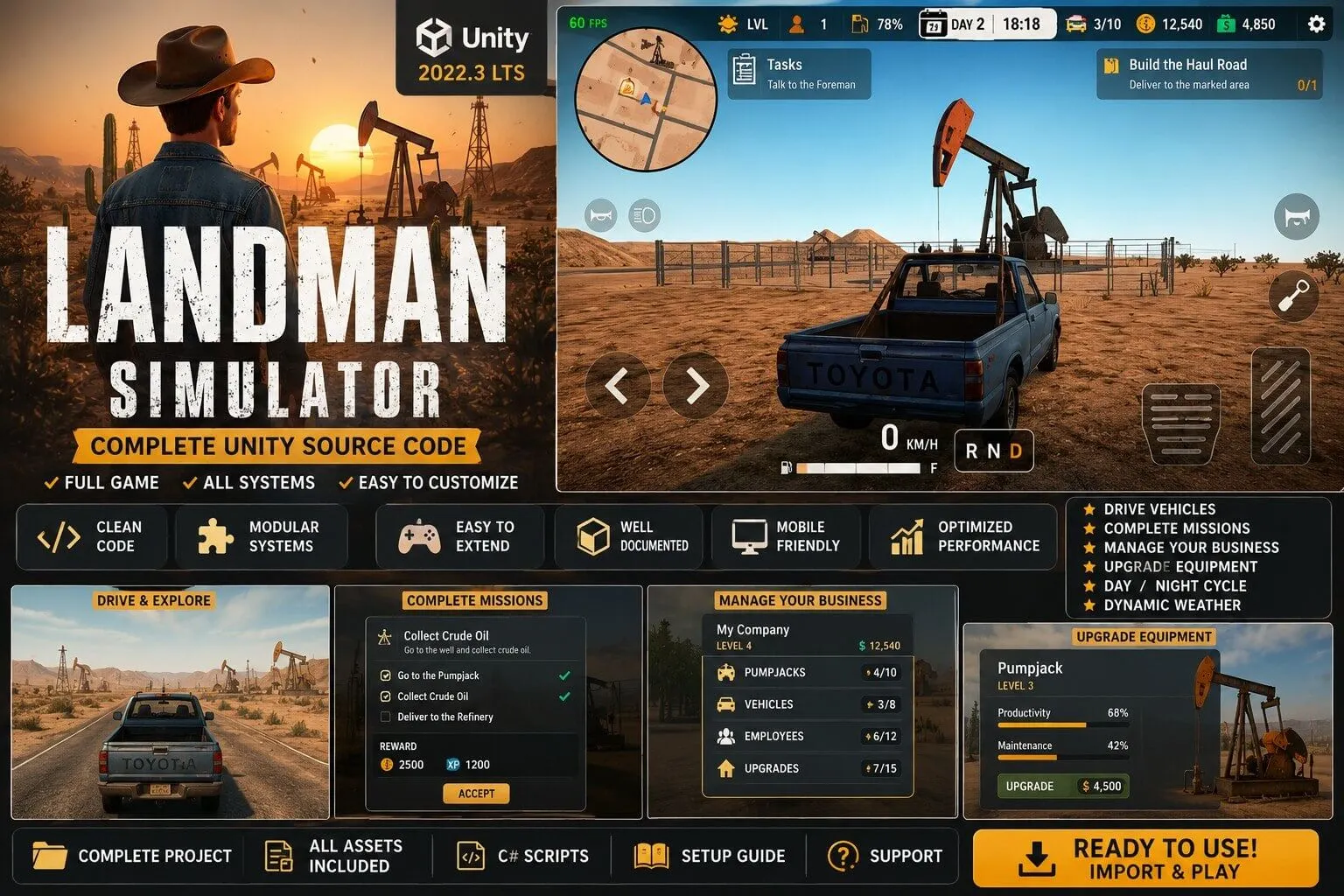 Landman Simulator Complete Unity Source Code source code