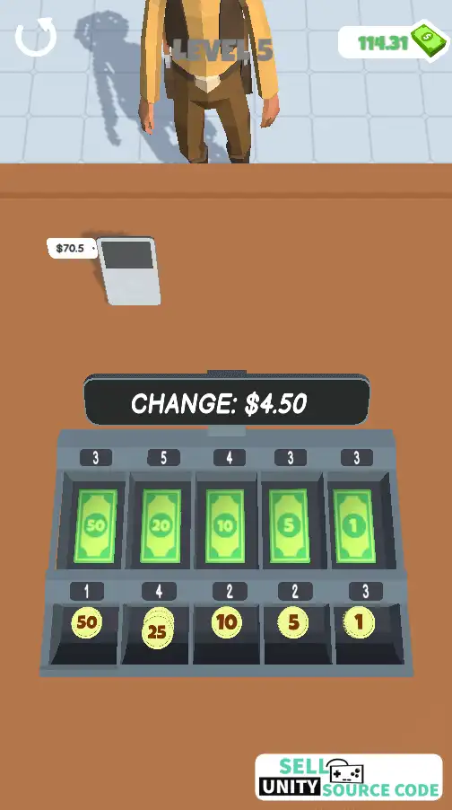 Let’s be cashier 3D SellUnitySourceCode screenshot 5