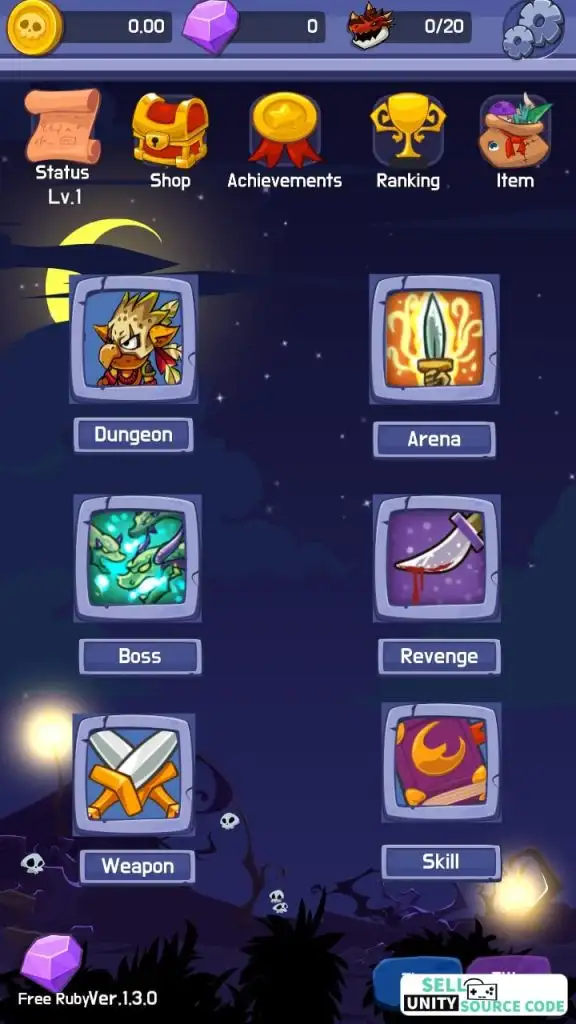 Magic Clicker Idle RPG SellUnitySourceCode  screenshot 3