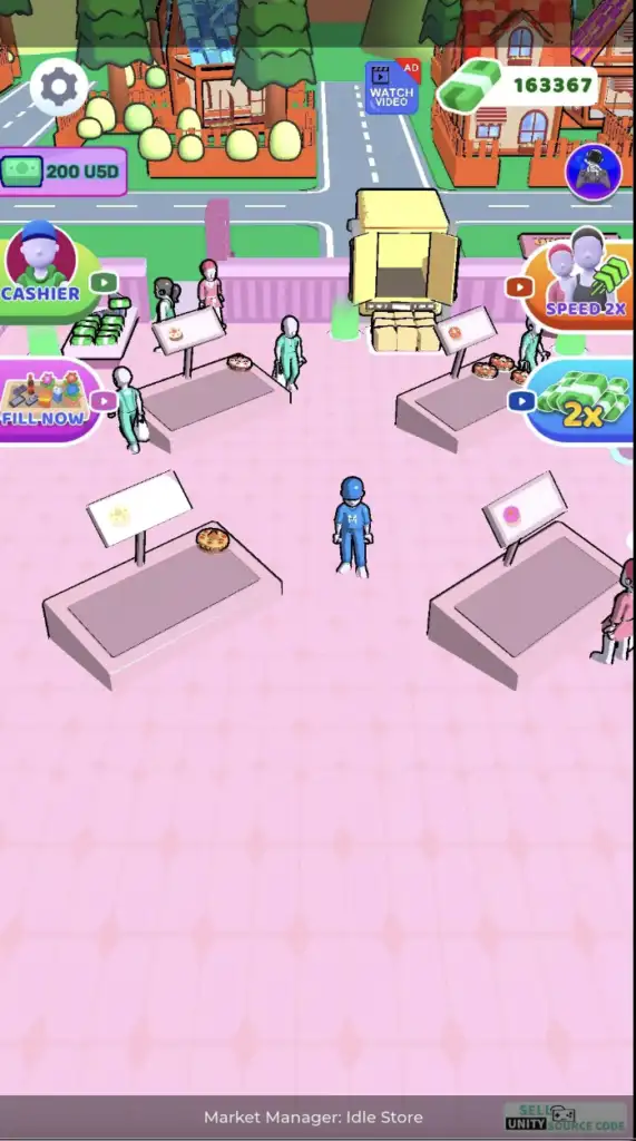Market Manager: Idle Store SellUnitySourceCode screenshot 3
