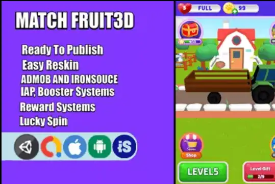 Match Fruits SellUnitySourceCode screenshot 2