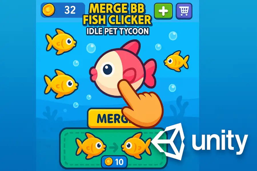 Merge BB Fish Clicker | Idle Pet Tycoon screenshot 5