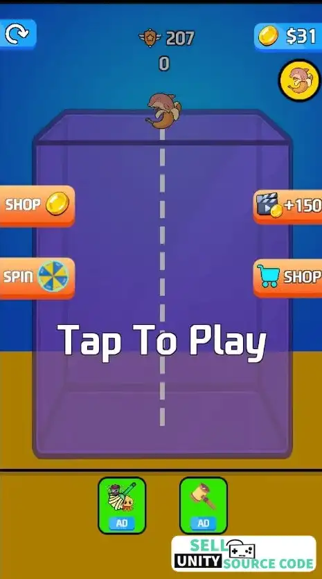 Merge Drop Brainrot: Number Puzzle SellUnitySourceCode.com screenshot 3