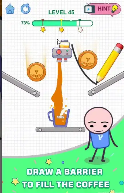 Mike & Happy Glass Puzzle Game screenshot 4