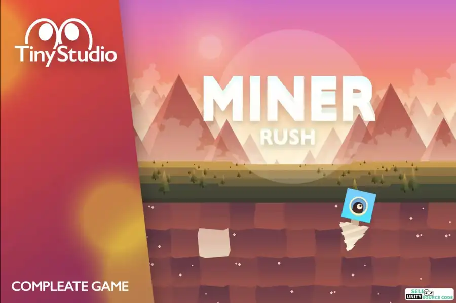 Miner Rush. SellUnitySourceCode screenshot 3