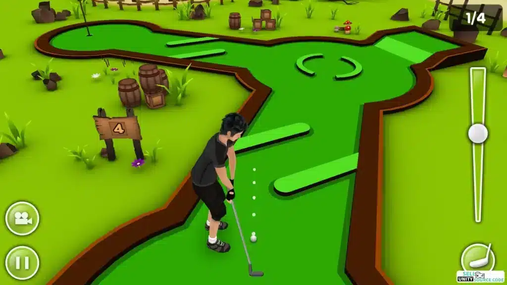 ⛳ Mini Golf Game 3D – Best Casual Sports SellUnitySourceCode screenshot 3