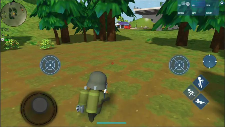 mini survival battleground : Fire battle SellUnitySourceCode screenshot 2