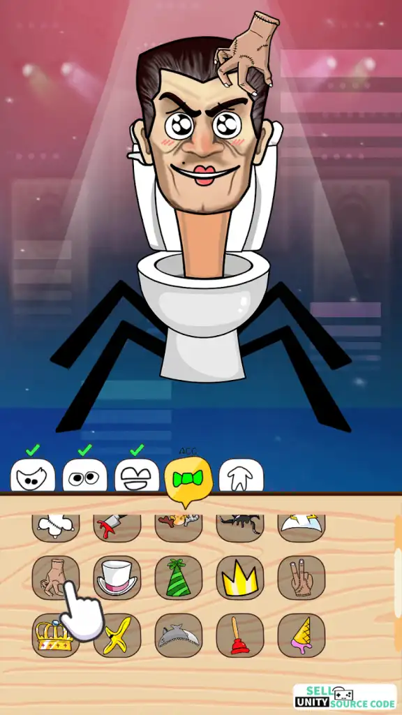Mix Toilet Monster Makeover SellUnitySourceCode screenshot 4