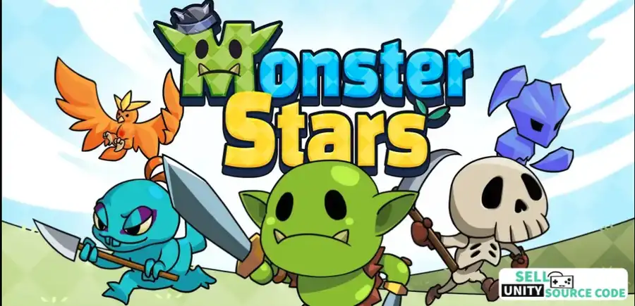 Monster Stars Merge defense SellUnitySourceCode screenshot 2