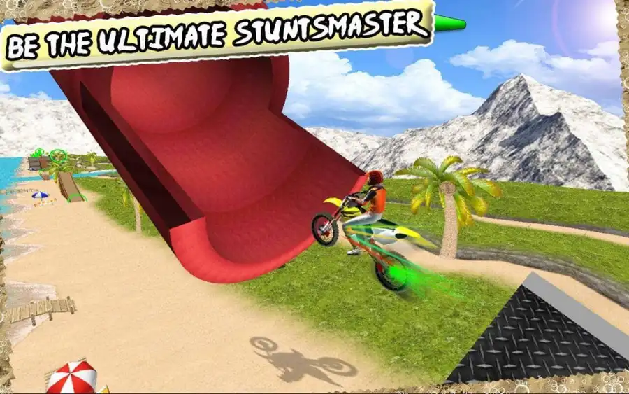 Moto Beach Impossible Track Stunt : Bike Stunt 2022 SellUnitySourceCode screenshot 2