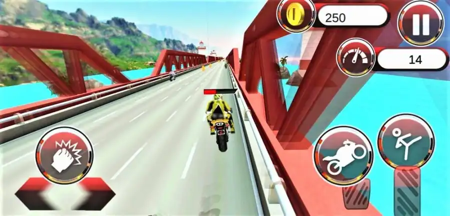 🏍️ Moto Bike Attack Race: Highway Bike Fighter – SellUnitySourceCode screenshot 2