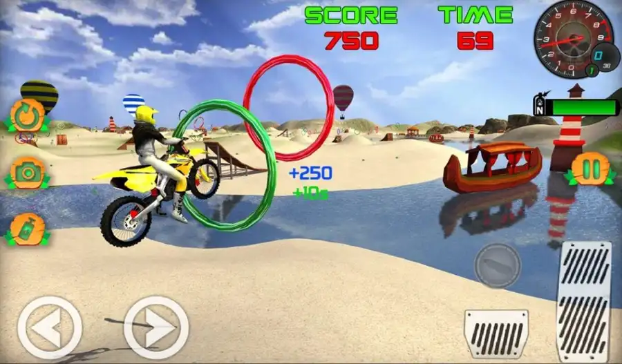 Motocross Beach Game: Bike Stunt Racing SellUnitySourceCode screenshot 3