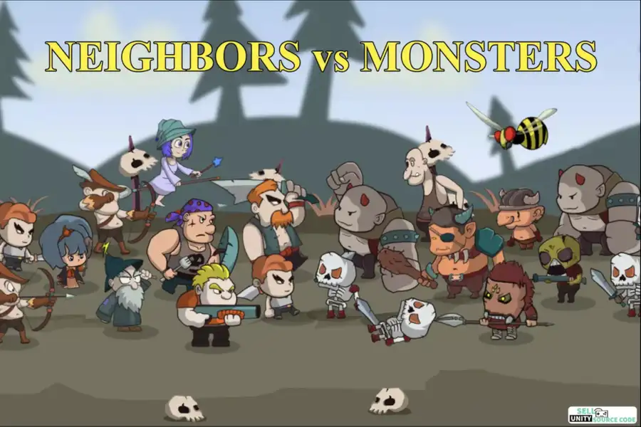 Neighbors Vs Monsters SellUnitySourceCode screenshot 4