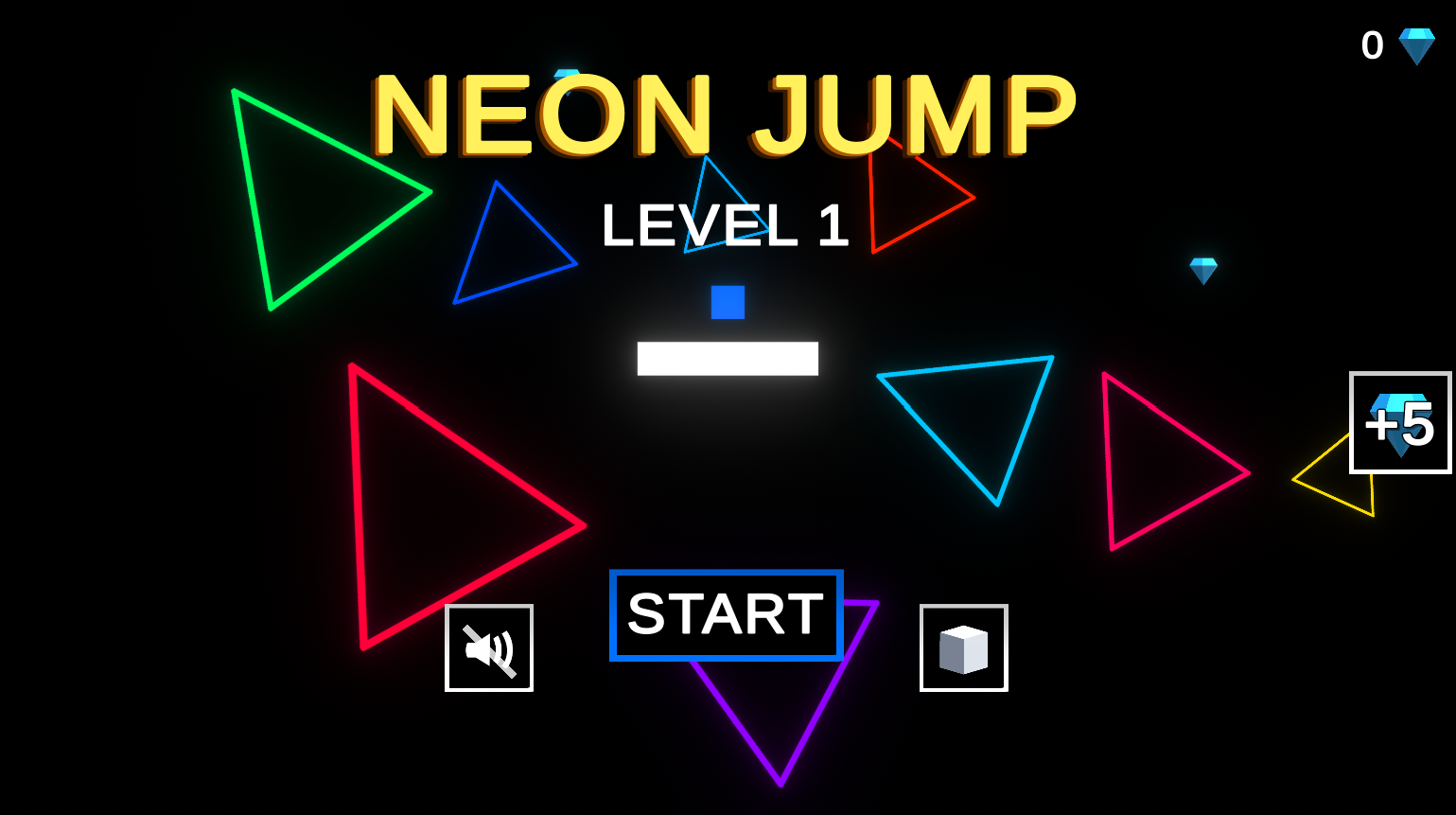 Neon Jump – Complete Unity Game + Admob