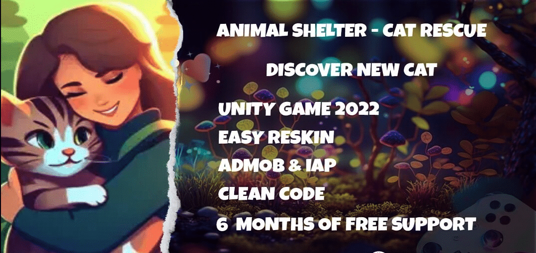 New Animal Shelter Simulator – Cat Rescue Unity Game – SellUnitySourceCode.com screenshot 2