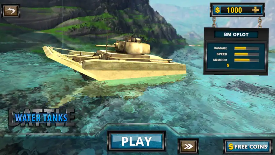 New Battle Water Tank 3D – Tank Combat Game - SellUnitySourceCode.com screenshot 2