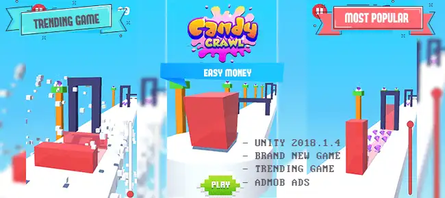 New Candy Crawl – Top Trending Game in Stores SellUnitySourceCode.com screenshot 2