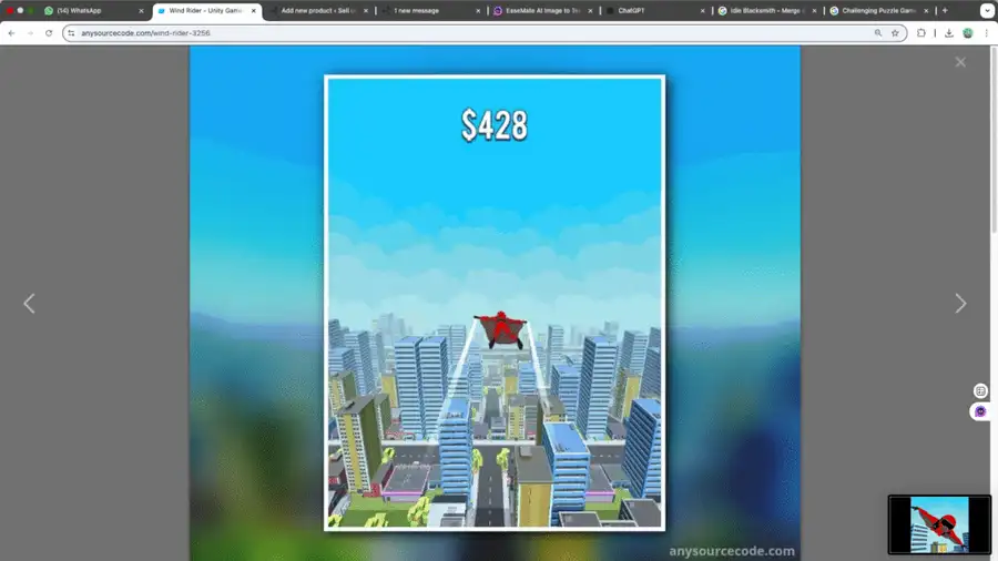 New ultimate Wind Rider - SellUnitySourceCode.com screenshot 3
