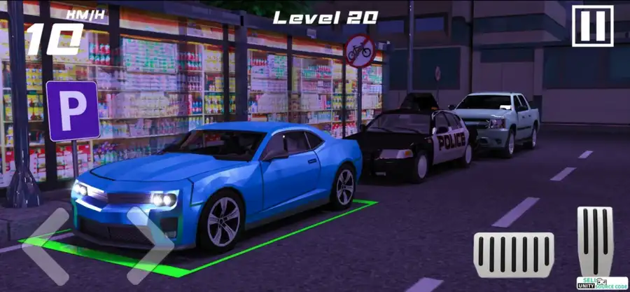 Night City Car Parking SellUnitySourceCode screenshot 2