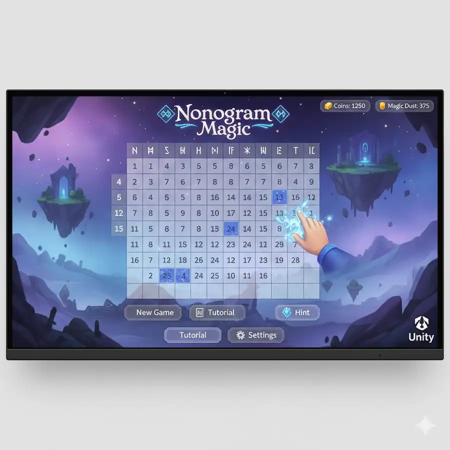 Nonogram Magic SellUnitySourceCode screenshot 4