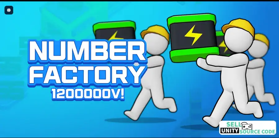🔢⚡ Number Factory: 1200000V! – Magnetic Idle Hyper-Casual Game (SellUnitySourceCode) screenshot 2