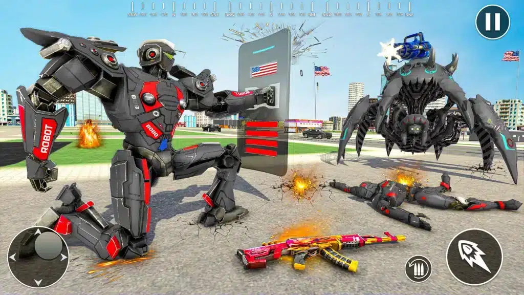 Octopus Robot Car Wala Games SellUnitySourceCode screenshot 4