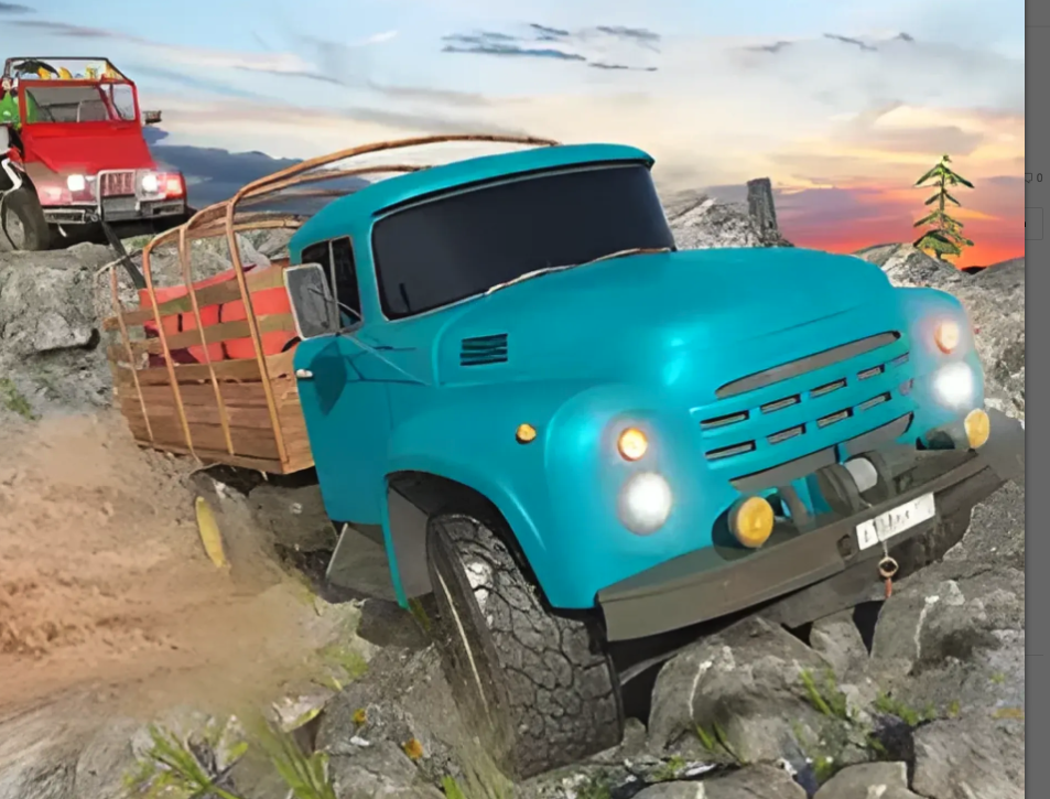 Offroad Long Truck Sim - Offroad Quad Jeep Driver