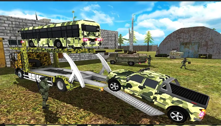 OffRoad US Army Transport Truck Simulator 2017 SellUnitySourceCode screenshot 3