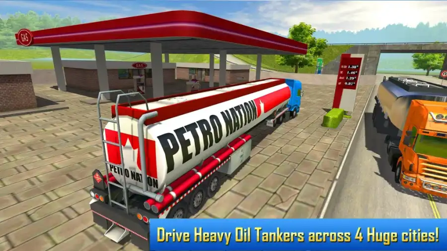 Oil Tanker Transporter Truck SOil Tanker Transport SellUnitySourceCode screenshot 4