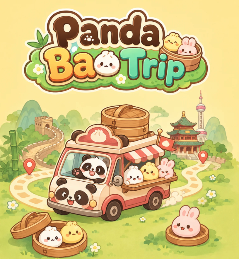 Panda Bao Trip: Cute Bun Puzzle