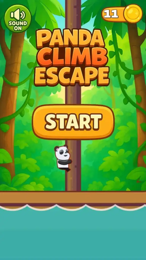 Panda Climb Escape Casual Game Unity screenshot 2