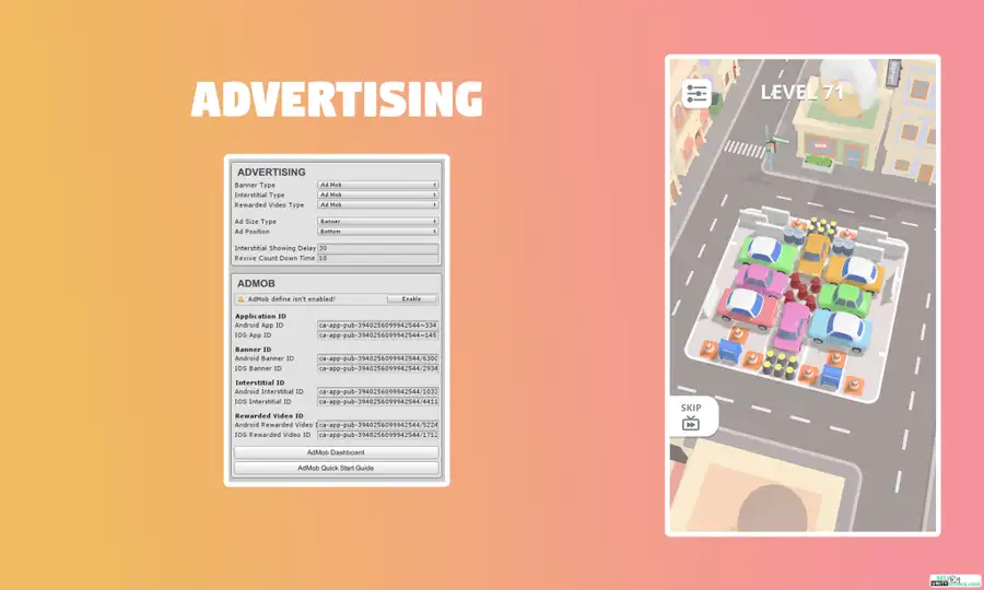 Park Inc. | Template + Editor SellUnitySourceCode screenshot 3
