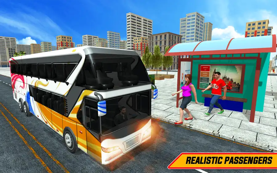 Passenger Bus Simulator Game SellUnitySourceCode screenshot 4