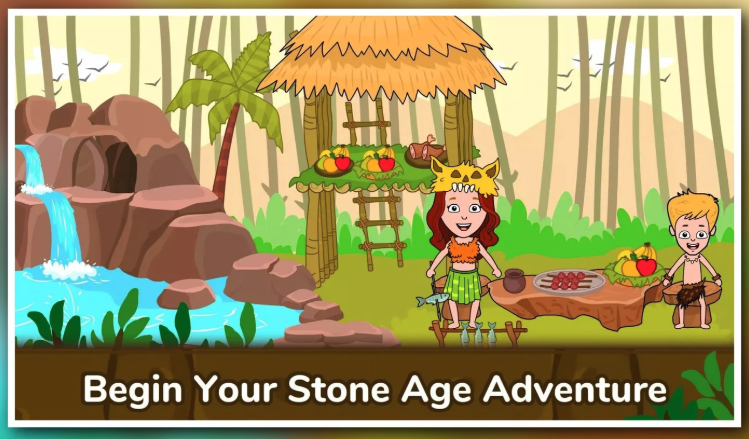 Pepi - My Stone Age | Games for Kids screenshot 3
