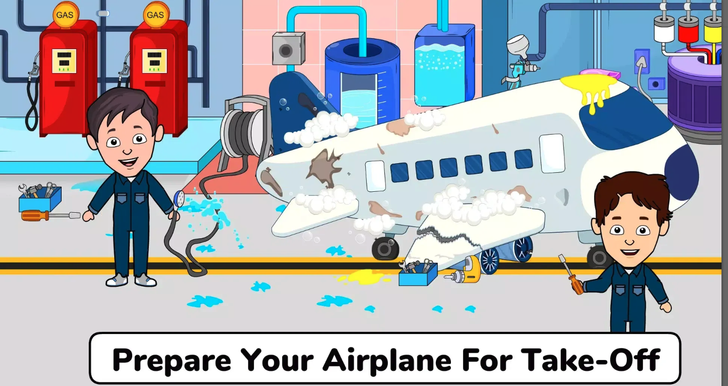 Pepi Town - My Airport Games screenshot 5