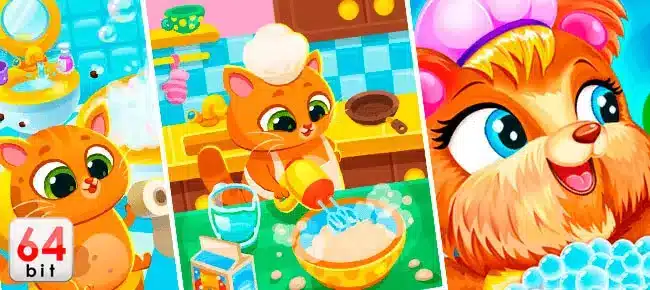 Pet Wash – Cute Animal Cleaning Salon Game | SellUnitySourceCode screenshot 3