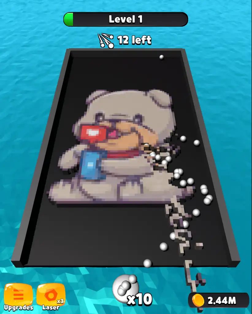 Pixel Art Balls – Hyper Casual Game SellUnitySourceCode screenshot 4