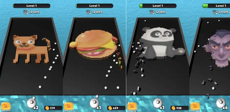 Pixel Art Balls – Hyper Casual Game SellUnitySourceCode screenshot 5