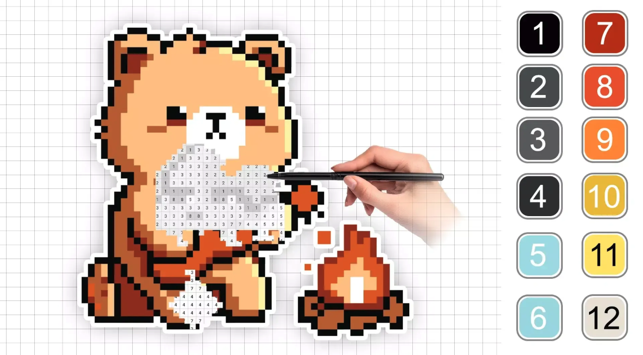 Pixel By Color: Art Puzzle screenshot 8