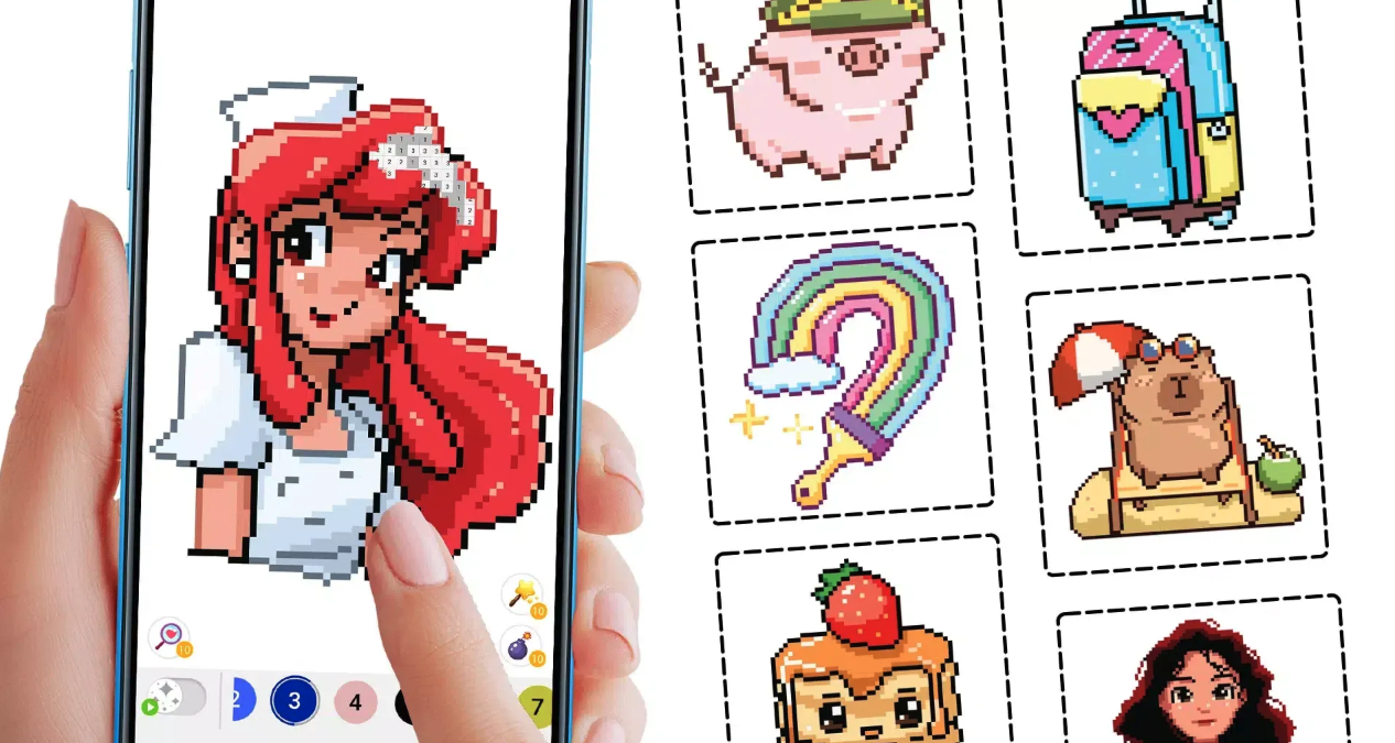 Pixel By Color: Art Puzzle screenshot 9