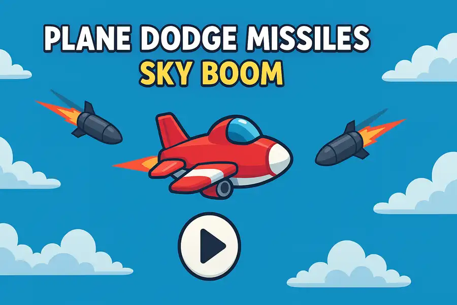 Plane Dodge Missiles – Sky Boom | SellUnitySourceCode screenshot 2