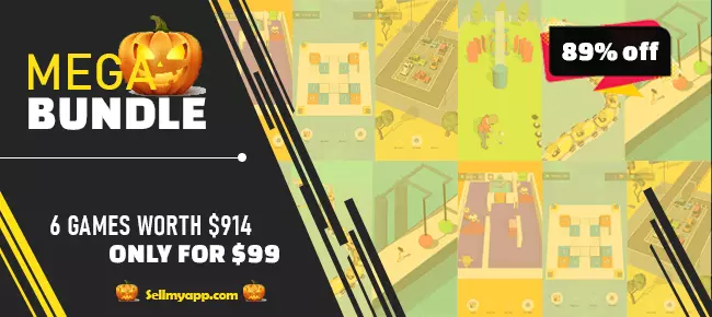 Pocket Games Halloween Sale Offer: 6 TOP Trending SellUnitySourceCode screenshot 2