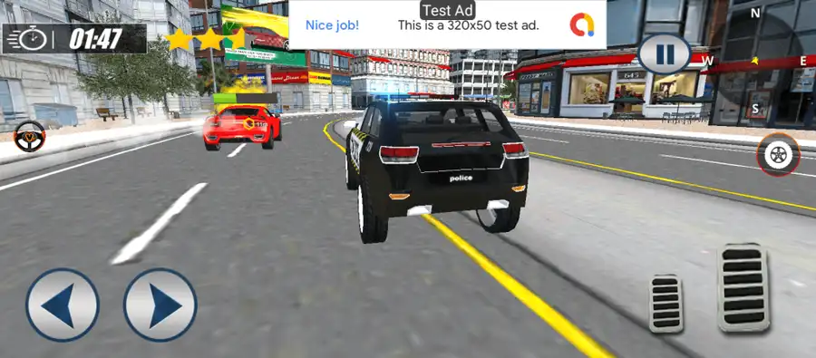 Police car chase – cops smash cars police games 20 SellUnitySourceCode screenshot 4
