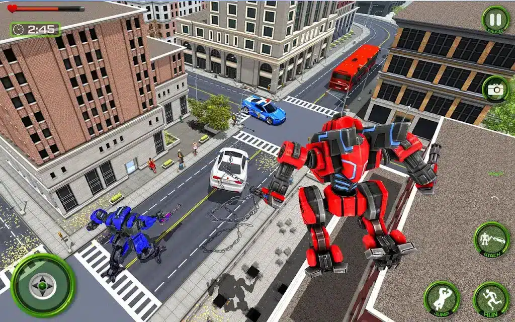 Police Robot Transform Tow Truck Game 2018 SellUnitySourceCode screenshot 3