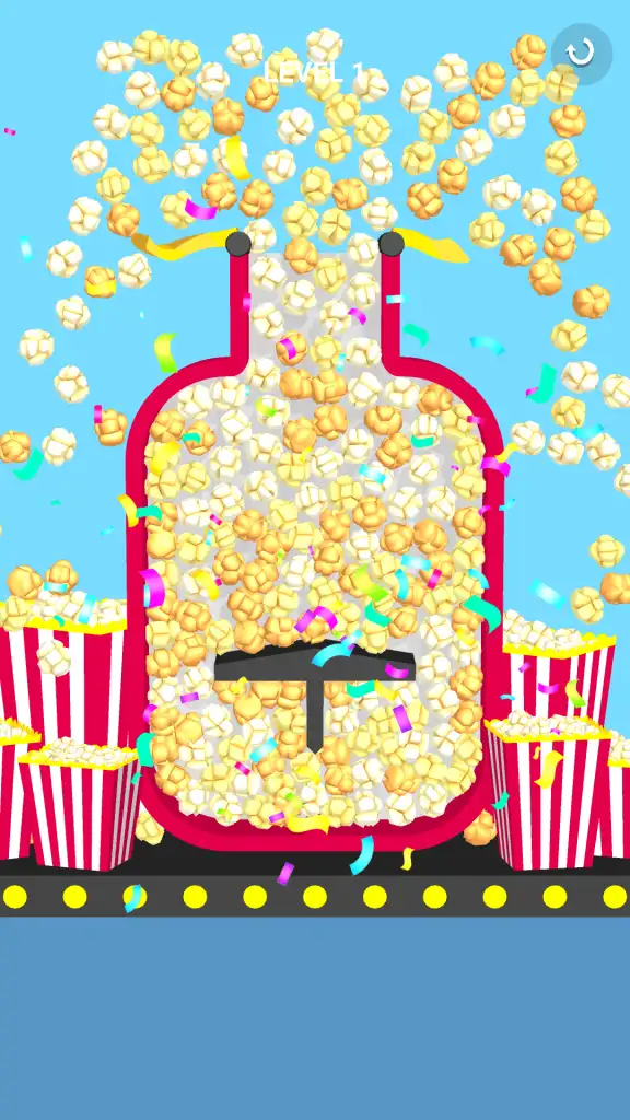 Popcorn 3D Bursting! SellUnitySourceCode screenshot 3